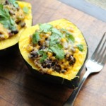 Acorn Squash Stuffed with Southwestern Quinoa