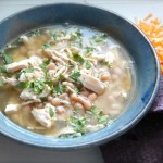 Easy Chicken Chile Verde & White Bean Soup
