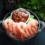 Shrimp Cocktail with Sriracha Lime Cocktail Sauce