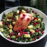 Superfood Salad with Pan-Seared Salmon