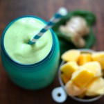 Ginger Mango Spinach Smoothie