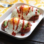 Avocado Toasts with Eggs & Sriracha