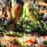 Sriracha Roasted Broccoli with Cheddar Cheese