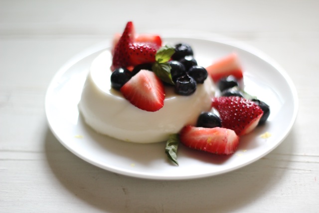 romantic panna cotta