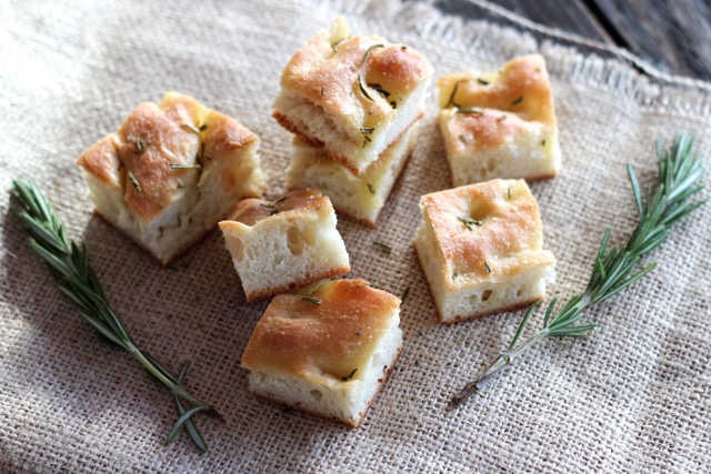 focaccia with rosemary and sea salt