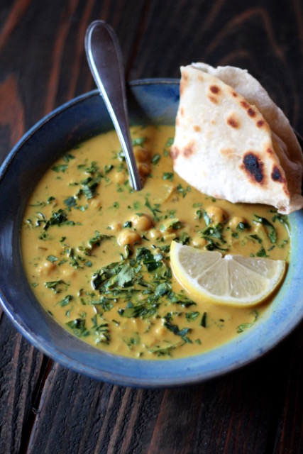 chickpea curry with kale