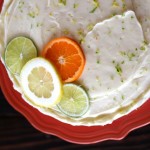 Lemon Lime Cake with Citrus Curd & Cream Cheese Frosting