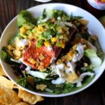 Salmon Taco Salad