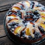 Coffee Cake with Blueberries & Nectarines
