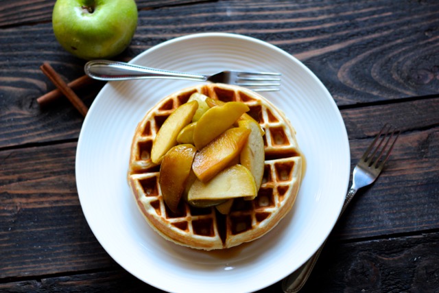 Sauteed cider apples