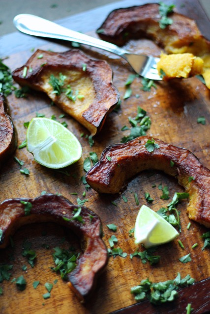 roasted acorn squash