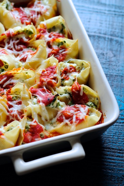 Spinach-Artichoke Stuffed Shells