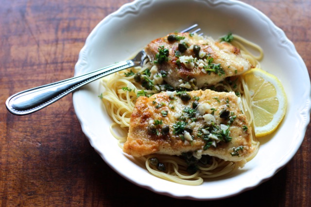 Halibut Piccata