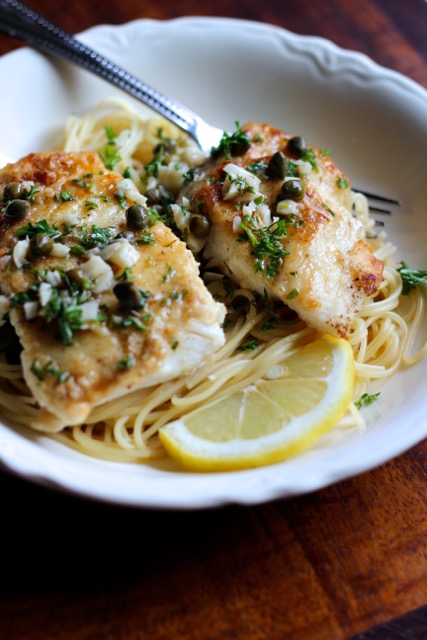 Halibut Piccata Piccata