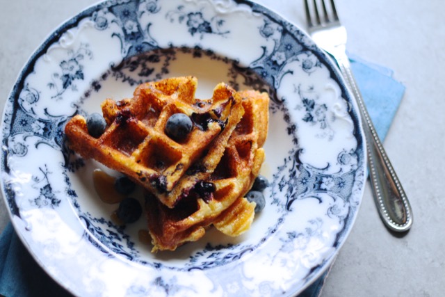 Buttermilk Cornmeal Waffles