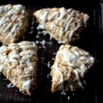 Glazed Maple Scones with Oats