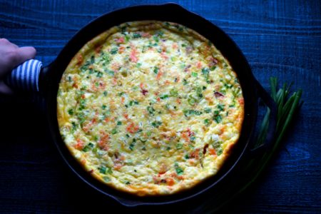 Smoked Salmon Frittata