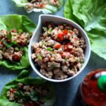 Ginger Pork Lettuce Wraps