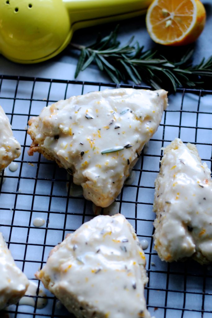 Lemon Rosemary Scones