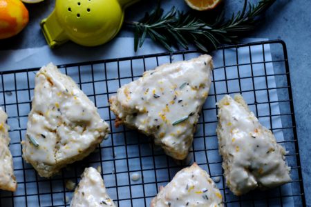 Lemon Rosemary Scones