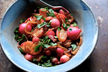 Braised Radishes