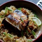 Sablefish with Ginger Soy Glaze over Ramen Noodles