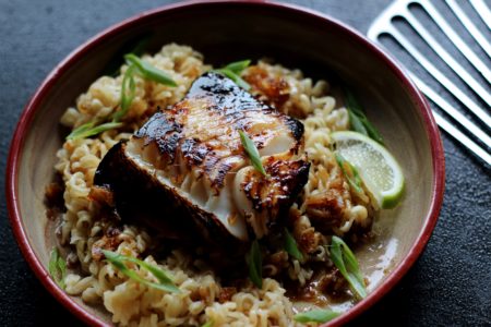 Black Cod with Ginger Soy Glaze