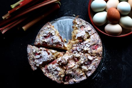 Rhubarb Coffee Cake