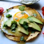 Breakfast Tacos with Salsa Verde & Avocado