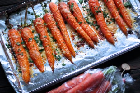 Parmesan Roasted Carrots